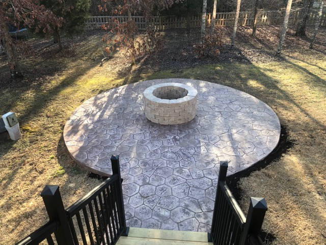 Custom Fire Pit in Winston-Salem, North Carolina