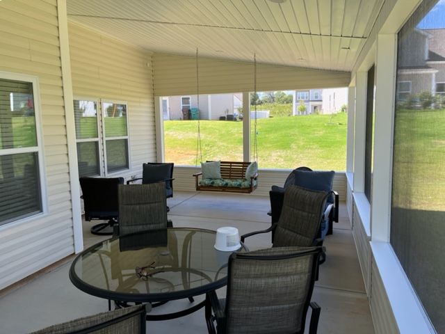432sf maintenance free screened porch in High Point, NC