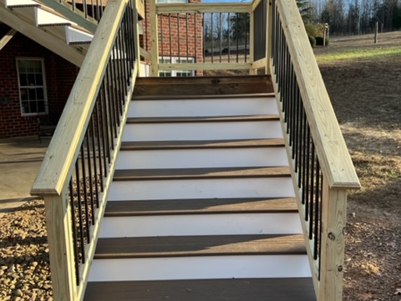 Premium Number One Grade Pressure Treated Railings in Lexington North Carolina