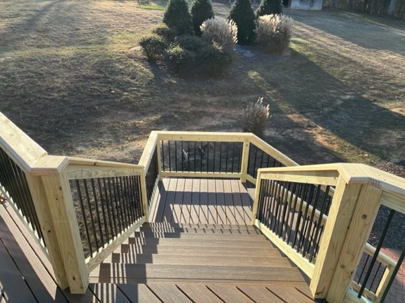 Premium Number One Grade Pressure Treated Railings in Lexington North Carolina