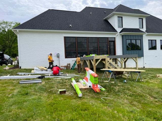 Trex deck build in Oak Ridge