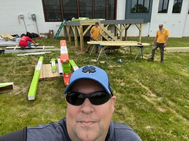 Trex deck build in Oak Ridge