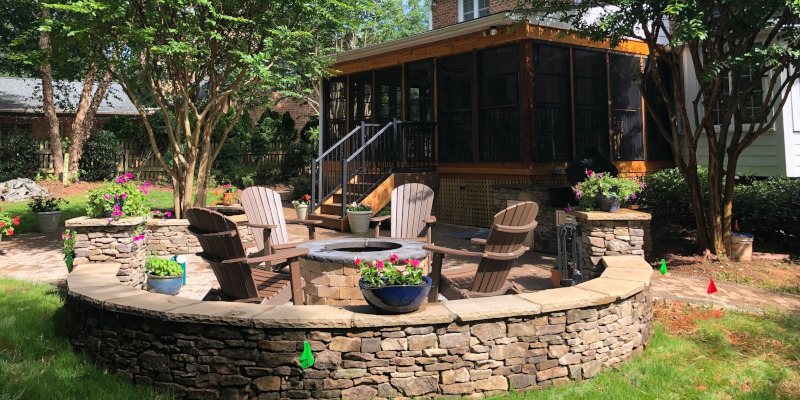Backyard Design in Winston-Salem, North Carolina